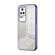 For Xiaomi Redmi K40S / Poco F4 Gradient Glitter Powder Electroplated Phone Case(Purple) - Xiaomi Cases by PMC TechLife | Online Shopping South Africa | PMC TechLife | Buy Now Pay Later Mobicred