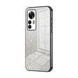 For Xiaomi Redmi K50 Ultra / Xiaomi 12T Gradient Glitter Powder Electroplated Phone Case(Black) - Xiaomi Cases by PMC TechLife | Online Shopping South Africa | PMC TechLife | Buy Now Pay Later Mobicred