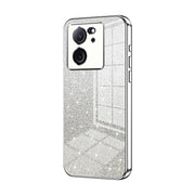 For Xiaomi Redmi K60 Ultra / Xiaomi 13T Gradient Glitter Powder Electroplated Phone Case(Silver)