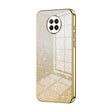For Xiaomi Redmi Note 9 5G / Note 9T Gradient Glitter Powder Electroplated Phone Case(Gold) - free shipping - PMC TechLife - Order now!