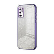 For Xiaomi Redmi Note 10 5G / Note 10T 5G Gradient Glitter Powder Electroplated Phone Case(Purple) - Xiaomi Cases by PMC TechLife | Online Shopping South Africa | PMC TechLife | Buy Now Pay Later Mobicred