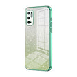 For Xiaomi Redmi Note 10 5G / Note 10T 5G Gradient Glitter Powder Electroplated Phone Case(Green) - Xiaomi Cases by PMC TechLife | Online Shopping South Africa | PMC TechLife | Buy Now Pay Later Mobicred