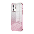 For Xiaomi Redmi Note 10 Pro 5G/Poco X3 GT Gradient Glitter Powder Electroplated Phone Case(Pink) - Xiaomi Cases by PMC TechLife | Online Shopping South Africa | PMC TechLife | Buy Now Pay Later Mobicred