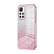 For Xiaomi Redmi Note 11T 5G/Note 11S 5G Gradient Glitter Powder Electroplated Phone Case(Pink) - Xiaomi Cases by PMC TechLife | Online Shopping South Africa | PMC TechLife | Buy Now Pay Later Mobicred
