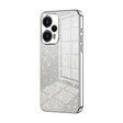 For Xiaomi Redmi Note 12 Turbo/Poco F5 Gradient Glitter Powder Electroplated Phone Case(Silver) - Xiaomi Cases by PMC TechLife | Online Shopping South Africa | PMC TechLife | Buy Now Pay Later Mobicred