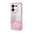 For Xiaomi Redmi Note 13 Pro 5G Gradient Glitter Powder Electroplated Phone Case(Pink) - Note 13 Pro Cases by PMC TechLife | Online Shopping South Africa | PMC TechLife | Buy Now Pay Later Mobicred
