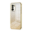 For Xiaomi Redmi K40 / K40 Pro / K40 Pro+ Gradient Glitter Powder Electroplated Phone Case(Gold) - Xiaomi Cases by PMC TechLife | Online Shopping South Africa | PMC TechLife | Buy Now Pay Later Mobicred