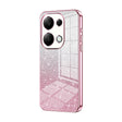 For Xiaomi Redmi Note 13 Pro 4G Gradient Glitter Powder Electroplated Phone Case(Pink) - Note 13 Pro Cases by PMC TechLife | Online Shopping South Africa | PMC TechLife | Buy Now Pay Later Mobicred