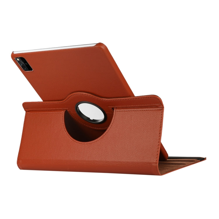 For Lenovo Tab M11 / Xiaoxin Pad 11 2024 360 Degree Rotation Litchi Texture Leather Tablet Case(Black)