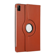 For Lenovo Tab M11 / Xiaoxin Pad 11 2024 360 Degree Rotation Litchi Texture Leather Tablet Case(Brown)