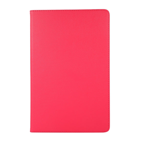 For Lenovo Tab M11 / Xiaoxin Pad 11 2024 360 Degree Rotation Litchi Texture Leather Tablet Case(Rose Red)