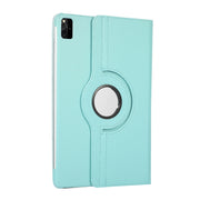 For Lenovo Tab M11 / Xiaoxin Pad 11 2024 360 Degree Rotation Litchi Texture Leather Tablet Case(Light Blue)
