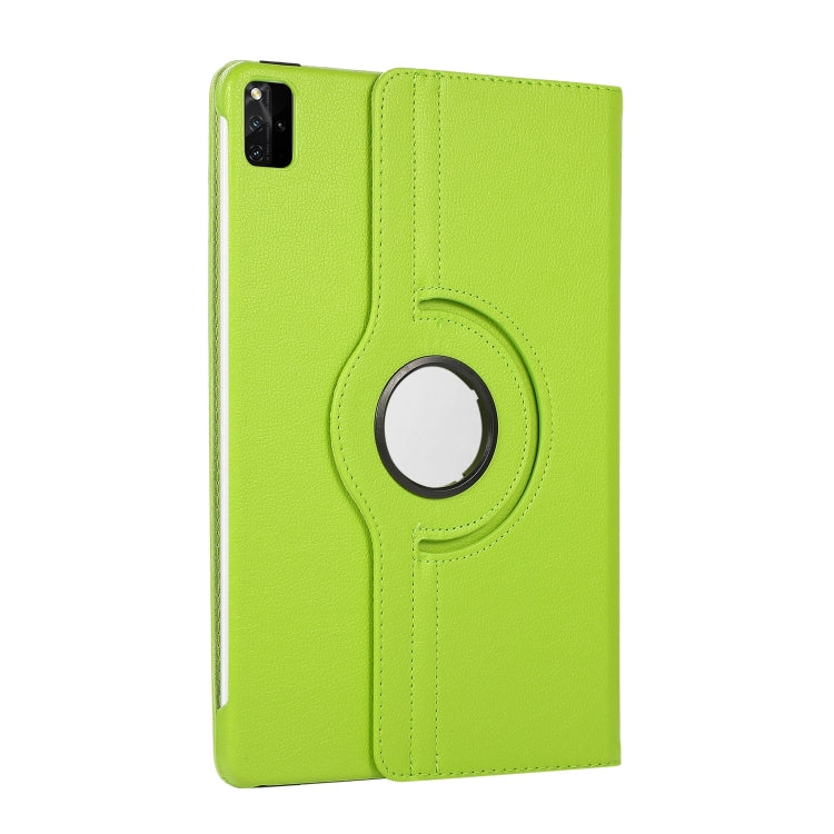 For Lenovo Tab M11 / Xiaoxin Pad 11 2024 360 Degree Rotation Litchi Texture Leather Tablet Case(Green)