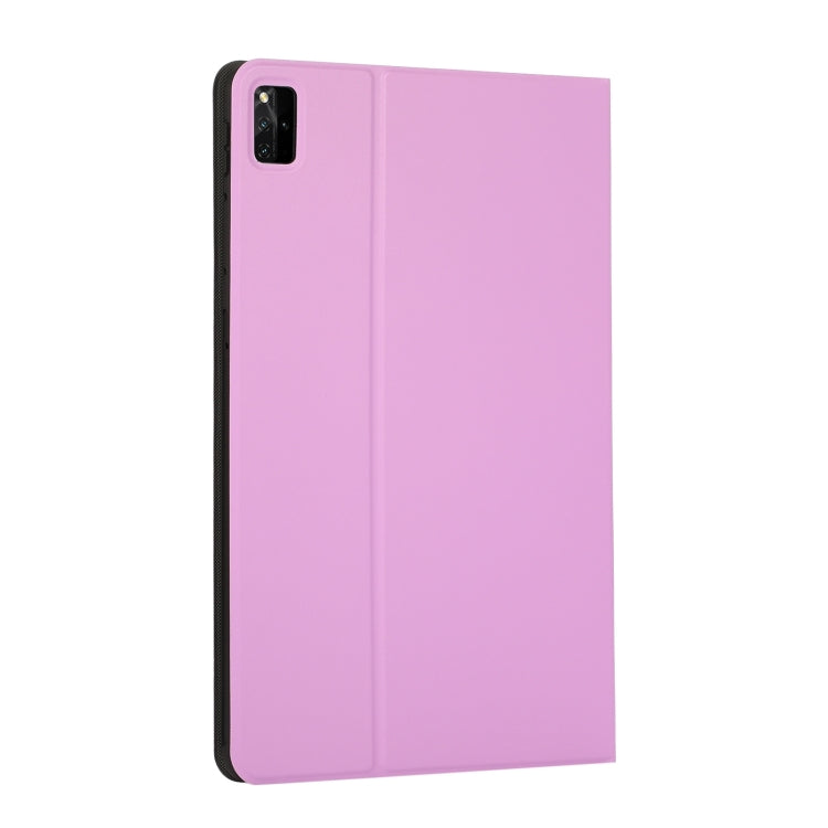 For Lenovo Tab M11 / Xiaoxin Pad 11 2024 Voltage Elastic Texture Flip Tablet Leather Case(Purple)