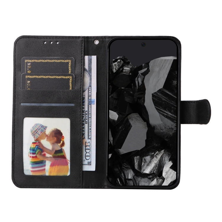 For Google Pixel 9 Pro Classic Calf Texture Flip Leather Phone Case(Black)