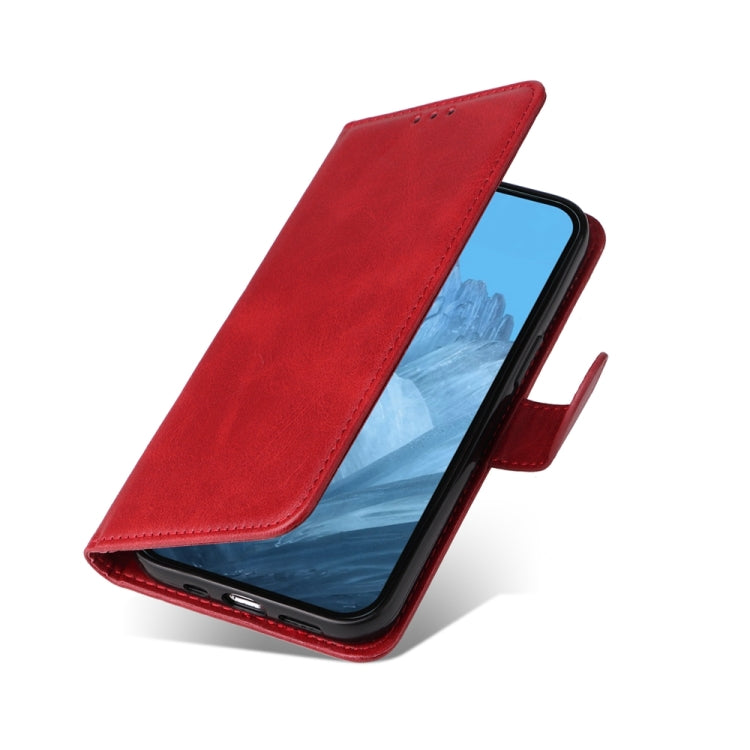 For Google Pixel 9 Classic Calf Texture Flip Leather Phone Case(Red)