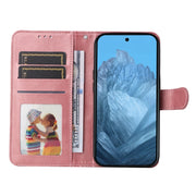 For Google Pixel 9 Classic Calf Texture Flip Leather Phone Case(Rose Gold)