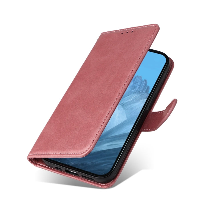 For Google Pixel 9 Classic Calf Texture Flip Leather Phone Case(Rose Gold)
