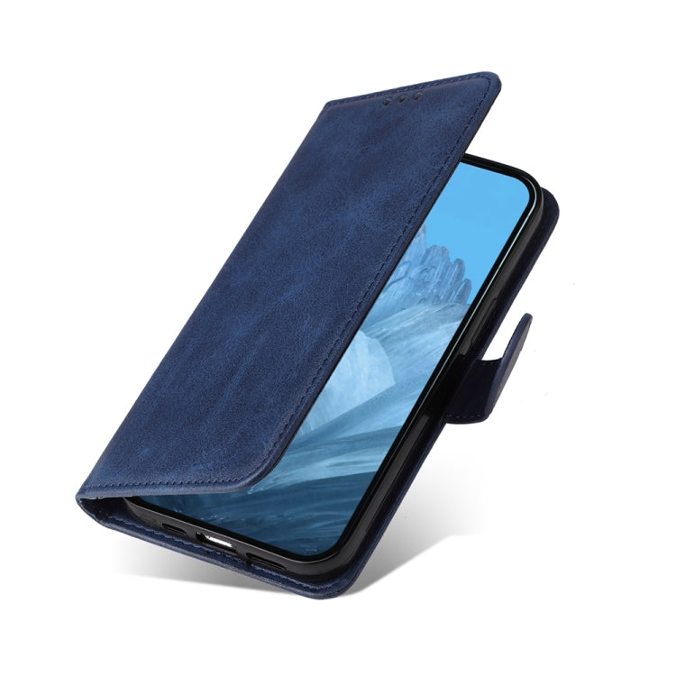 For Google Pixel 9 Classic Calf Texture Flip Leather Phone Case(Blue)