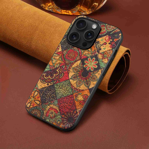 For iPhone 15 Pro Four Seasons Flower Language Series TPU Phone Case(Autumn Yellow)