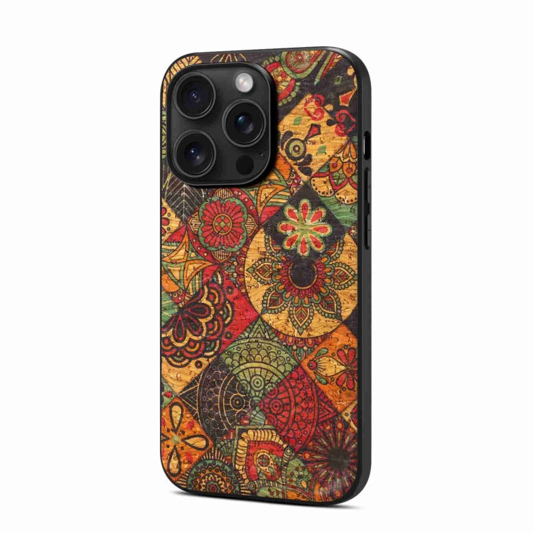 For iPhone 15 Pro Four Seasons Flower Language Series TPU Phone Case(Autumn Yellow)