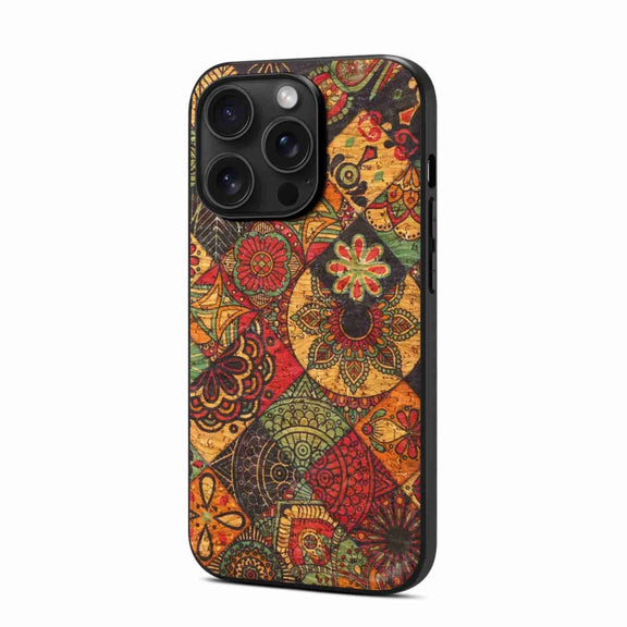 For iPhone 15 Pro Four Seasons Flower Language Series TPU Phone Case(Autumn Yellow)
