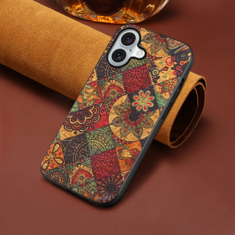 For iPhone 16 Four Seasons Flower Language Series TPU Phone Case(Autumn Yellow)