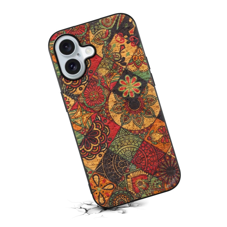 For iPhone 16 Four Seasons Flower Language Series TPU Phone Case(Autumn Yellow)
