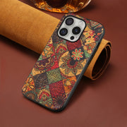 For iPhone 16 Pro Max Four Seasons Flower Language Series TPU Phone Case(Autumn Yellow)