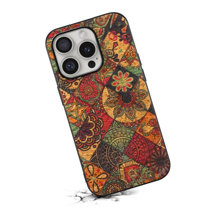 For iPhone 16 Pro Max Four Seasons Flower Language Series TPU Phone Case(Autumn Yellow)