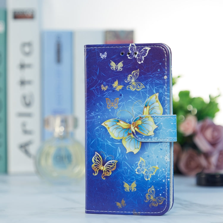 For Blackview A53 Pro Painted Pattern Horizontal Flip Leather Phone Case(Butterfly)