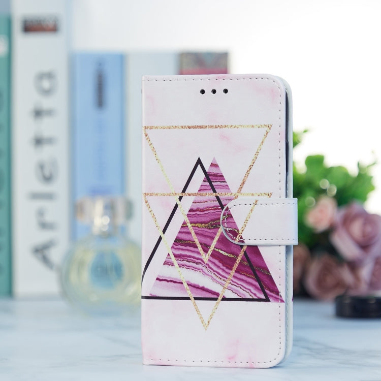 For Blackview A53 Pro Painted Pattern Horizontal Flip Leather Phone Case(Marble)