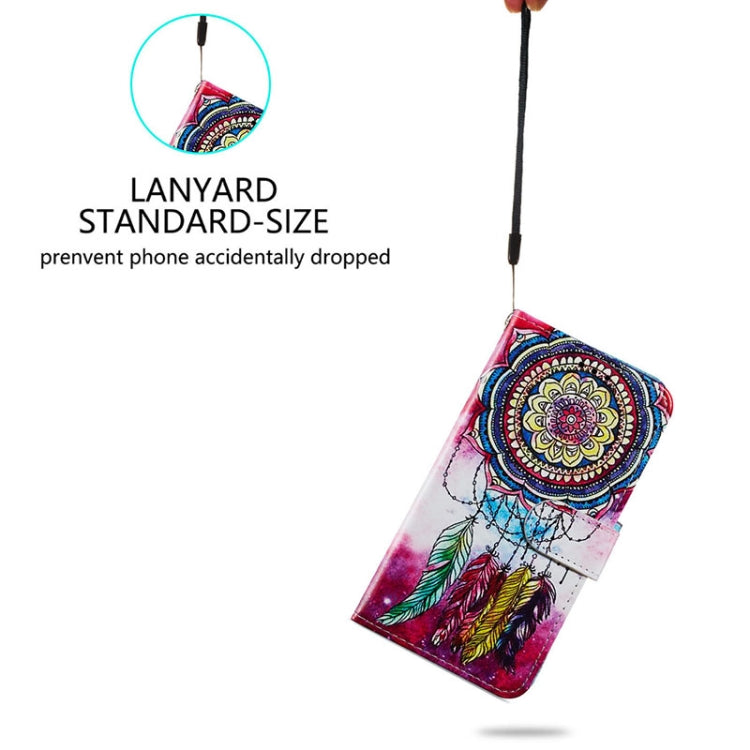 For Blackview A53 Pro Painted Pattern Horizontal Flip Leather Phone Case(Dreamcatcher)
