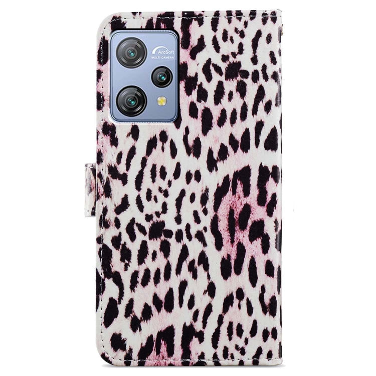 For Blackview A53 Pro Painted Pattern Horizontal Flip Leather Phone Case(Leopard)