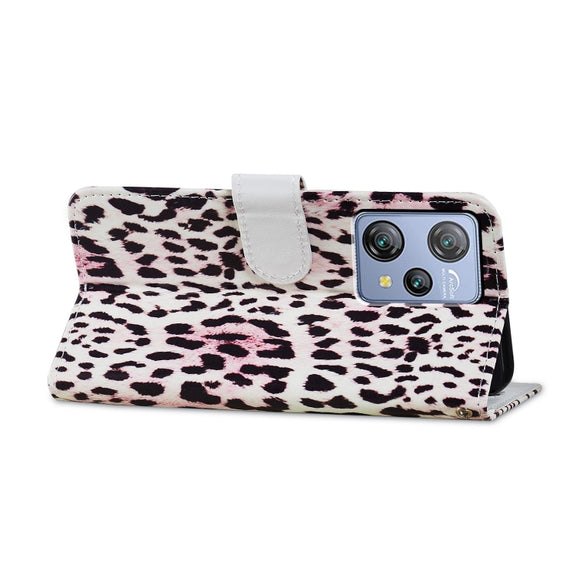 For Blackview A53 Pro Painted Pattern Horizontal Flip Leather Phone Case(Leopard)