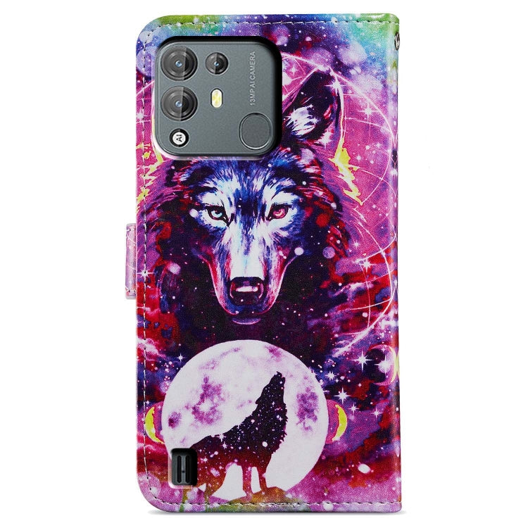 For Blackview A55 Pro Painted Pattern Horizontal Flip Leather Phone Case(Wolf Totem)