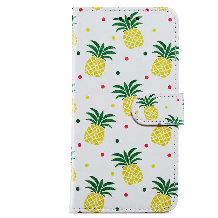 For Blackview A55 Pro Painted Pattern Horizontal Flip Leather Phone Case(Pineapple)