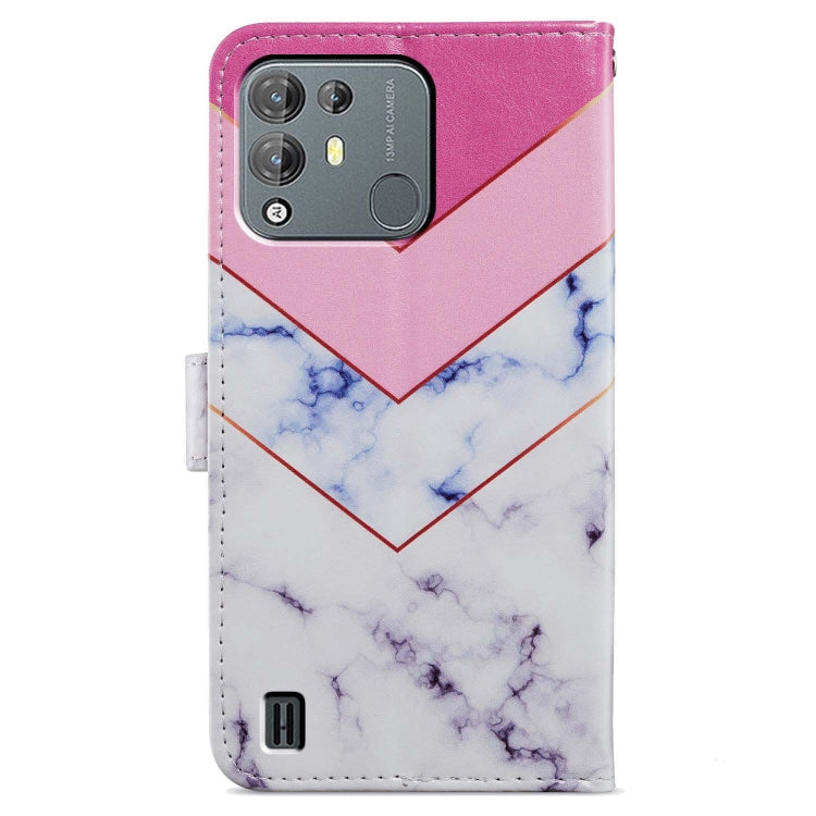 For Blackview A55 Pro Painted Pattern Horizontal Flip Leather Phone Case(Smoke Marble)