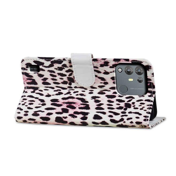 For Blackview A55 Pro Painted Pattern Horizontal Flip Leather Phone Case(Leopard)