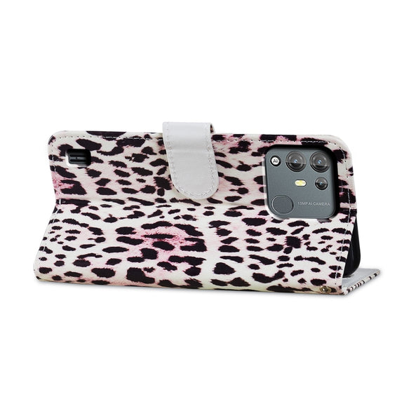 For Blackview A55 Pro Painted Pattern Horizontal Flip Leather Phone Case(Leopard)