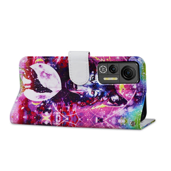 For Ulefone Note 14 Painted Pattern Horizontal Flip Leather Phone Case(Wolf Totem)