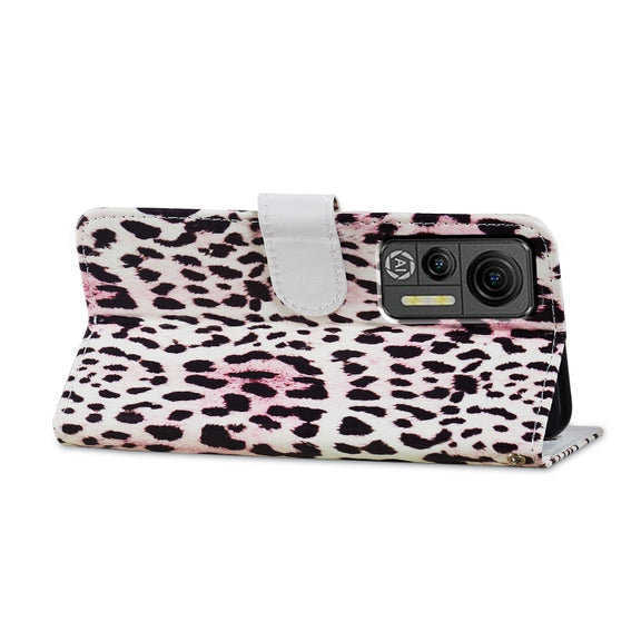 For Ulefone Note 14 Painted Pattern Horizontal Flip Leather Phone Case(Leopard)
