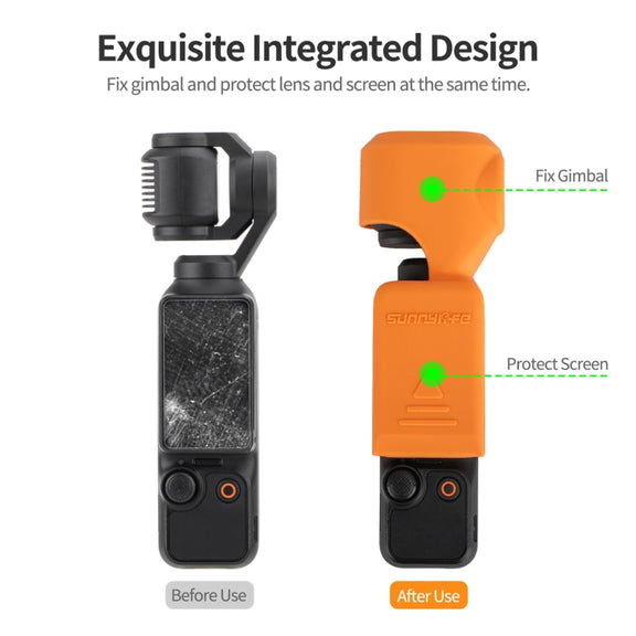 For DJI Osmo Pocket 3 Sunnylife OP3-BHT746 Silicone Protective Case(Red)