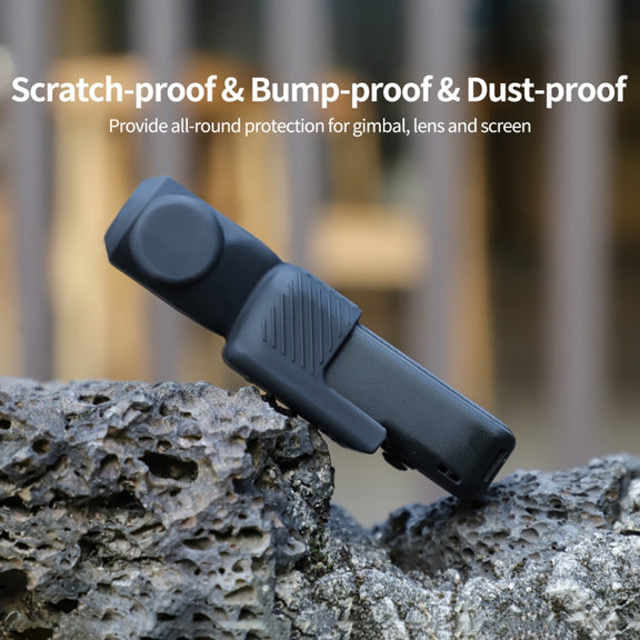 For DJI Osmo Pocket 3 Sunnylife OP3-BHT746 Silicone Protective Case(Grey White)