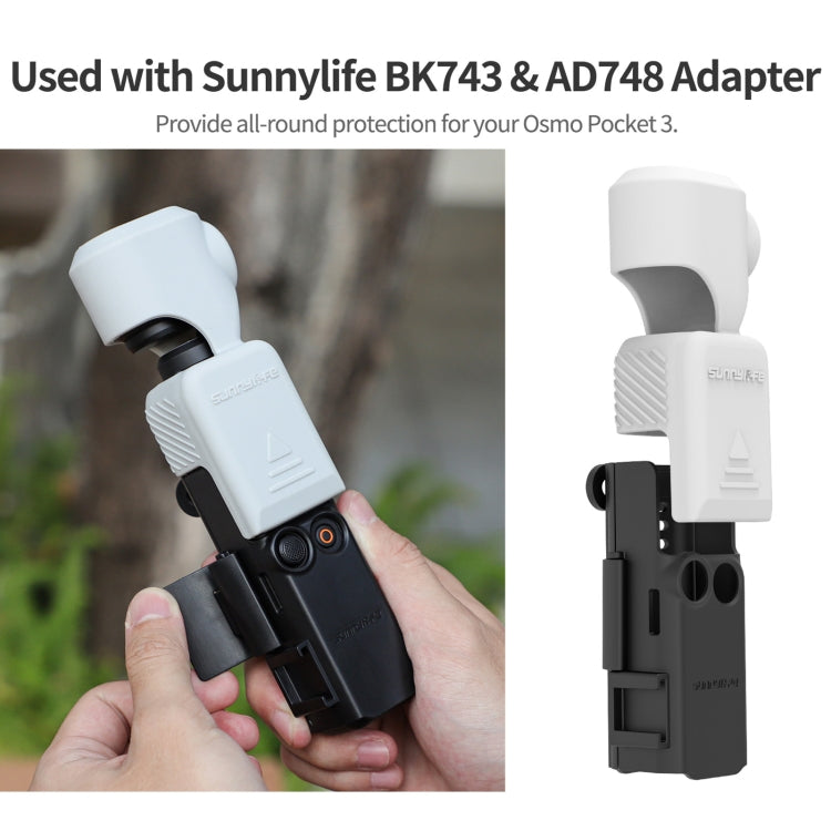For DJI Osmo Pocket 3 Sunnylife OP3-BHT746 Silicone Protective Case(Red)