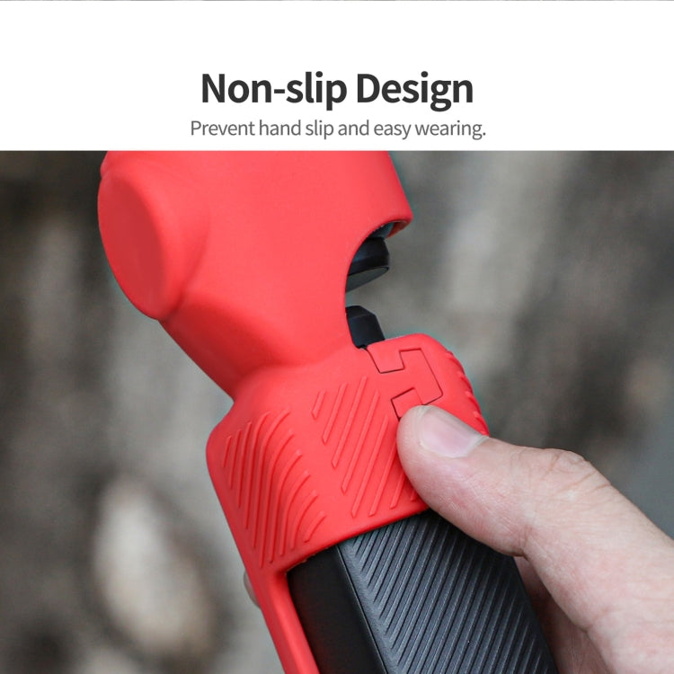 For DJI Osmo Pocket 3 Sunnylife OP3-BHT746 Silicone Protective Case(Red)