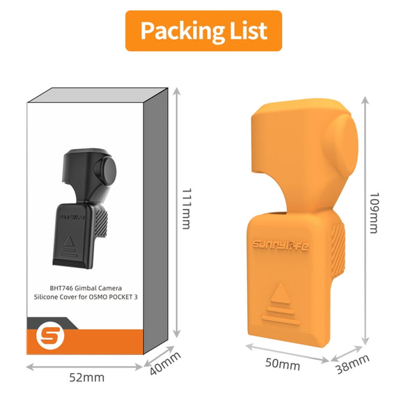 For DJI Osmo Pocket 3 Sunnylife OP3-BHT746 Silicone Protective Case(Red)