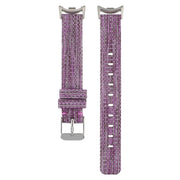 For Xiaomi Mi Band 8 Nylon Canvas Watch Band(Purple)