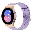 For Samsung Galaxy Watch6/6 Classic/5/5 Pro Nylon Canvas Watch Band(Lavender Purple) - free shipping - PMc TechLife - Order now!
