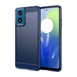For Motorola Moto G04 Carbon Fiber Brushed Texture TPU Phone Case(Blue) - free shipping - PMC TechLife - Order now!